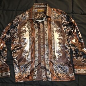 Medusa Baroque Print Men's Shirt
